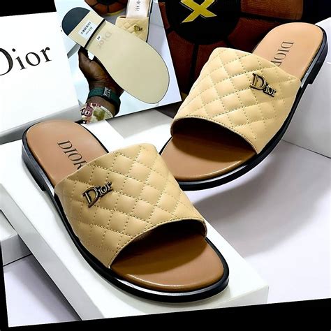 dior man slides|christian dior slippers for men.